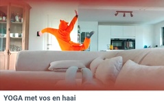 filmpje: YOGA met vos en haai